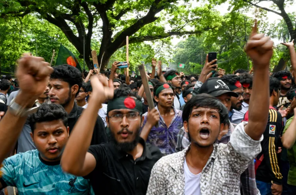 Bangladesh student protest in Dhaka