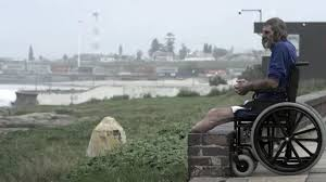 Louis van Schoor, a convicted apartheid-era mass murderer, reflecting on his past in his wheelchair.