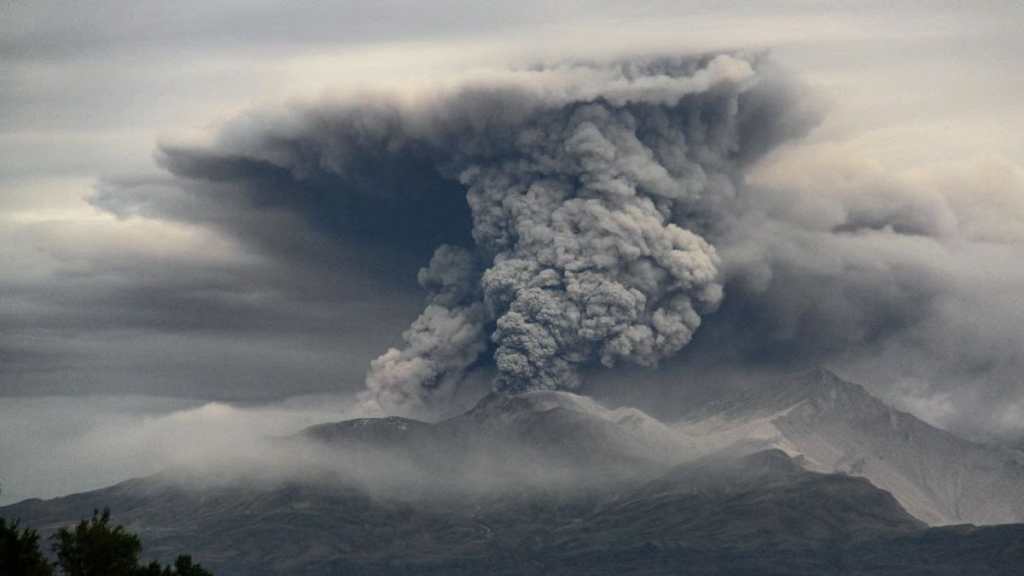 Russian Volcano Eruption