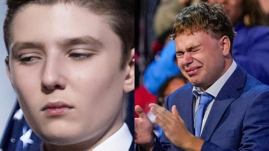 Barron Trump vs. Gus Walz feud 