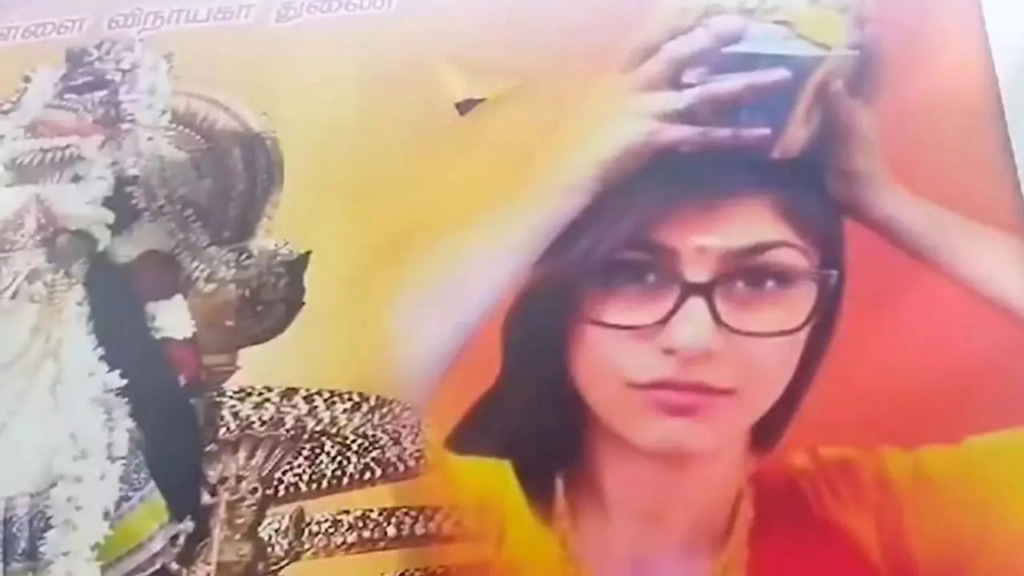 Mia Khalifa Tamil Nadu Hoarding Controversy