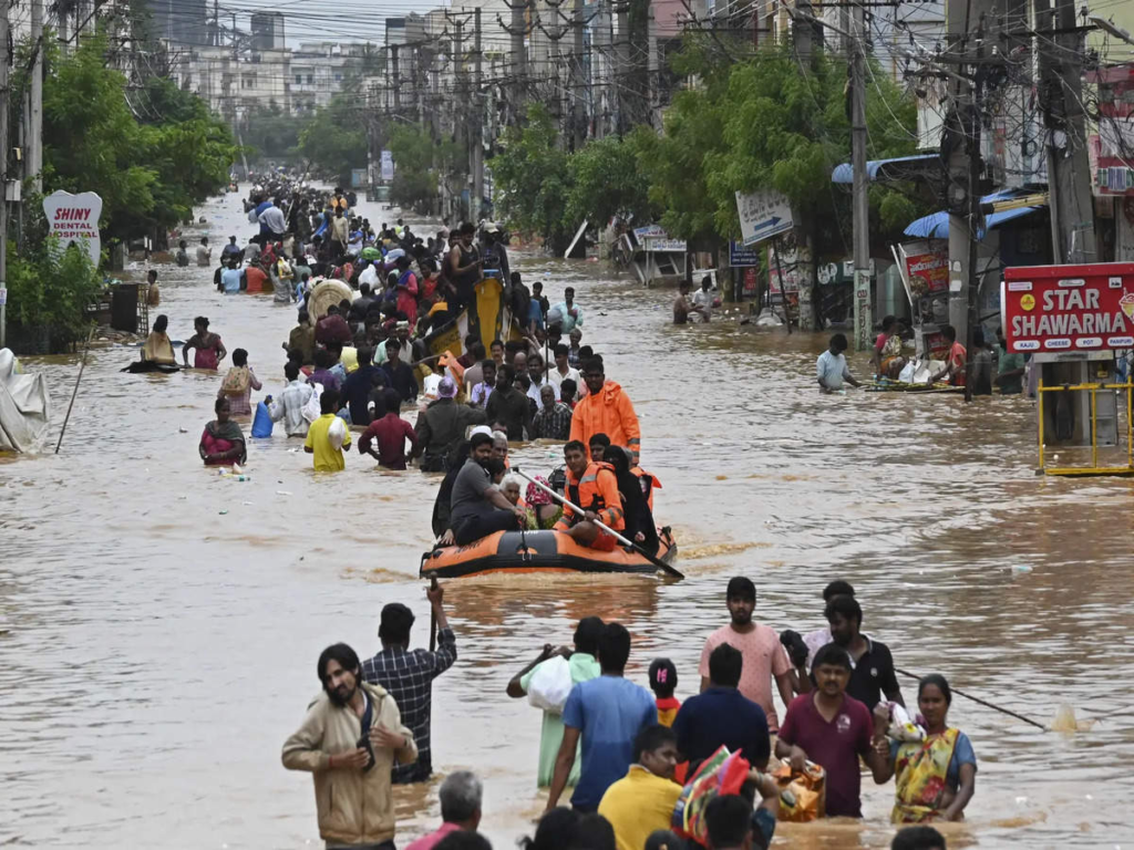 Andhra Pradesh floods September 2024