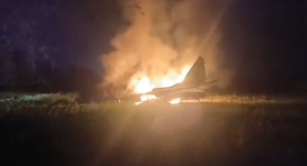 MiG-29 Fighter Jet Crash