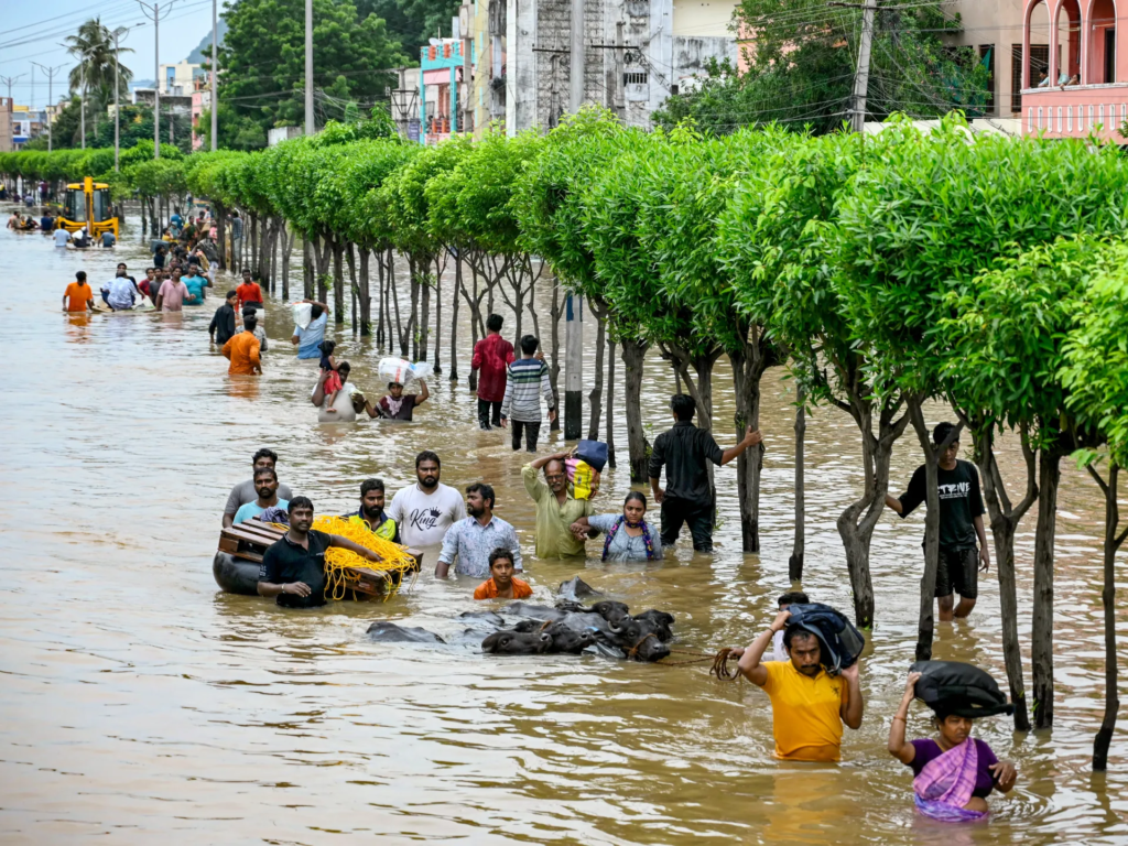 Telangana and Andhra Pradesh floods 2024