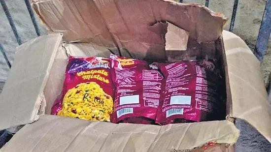 Delhi Cocaine Seizure in Namkeen Packs