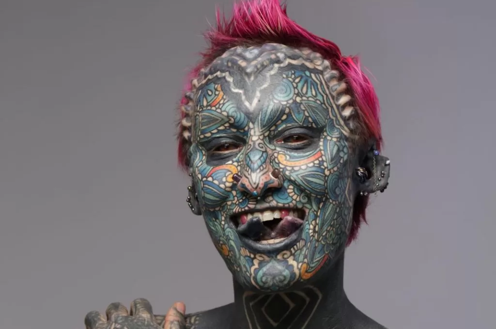 Most Tattooed Woman Guinness World Record