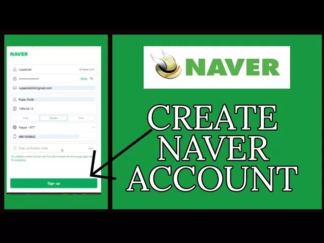 How to create Naver account