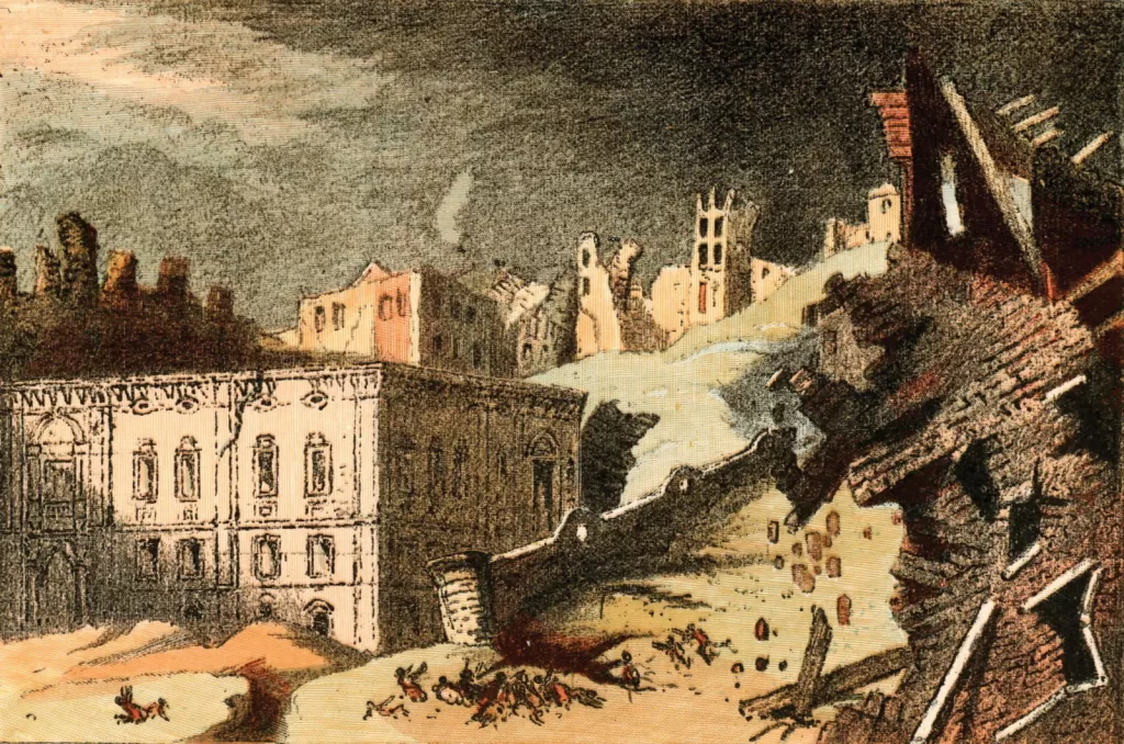 1756 Duren Quake Aftermath